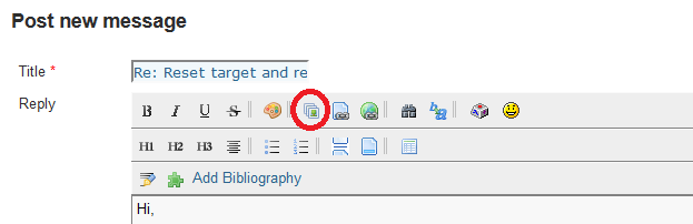 Add image to post