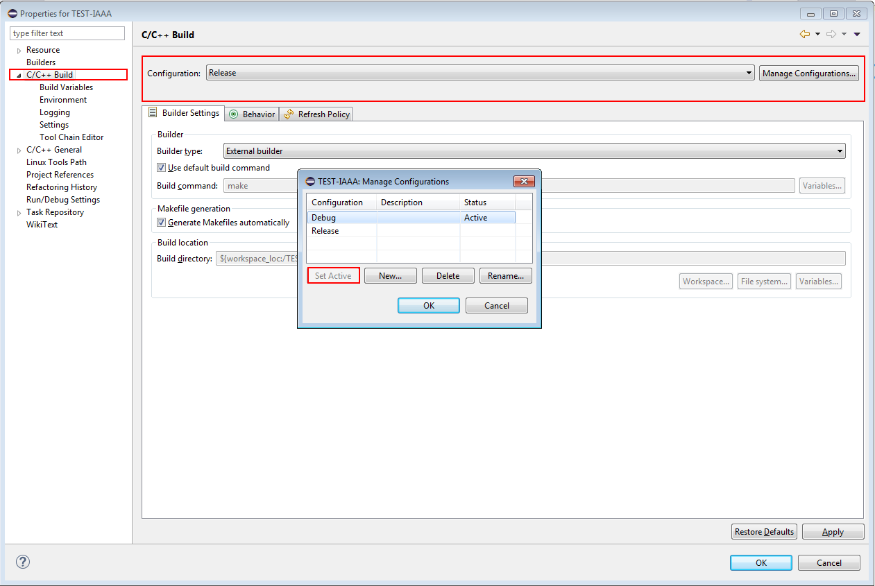 Release Config