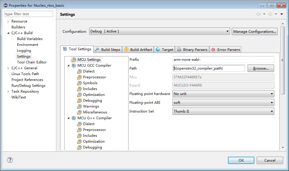 Sw4stm32 Setting1