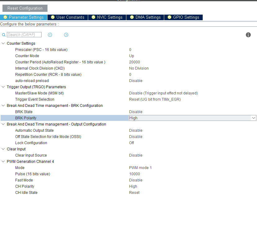 TIM Config