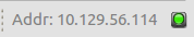 Target Status Widget UI