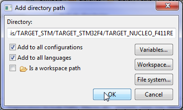 Add Include Directory