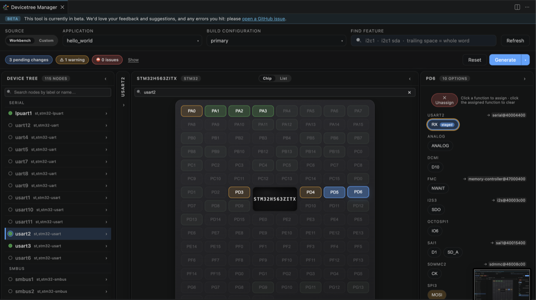 Assign RX on PD6