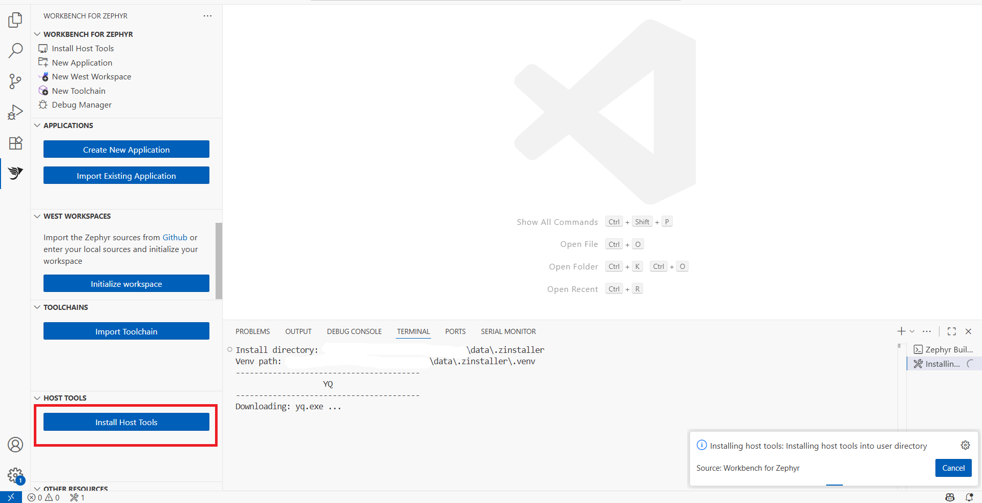Install Host Tools