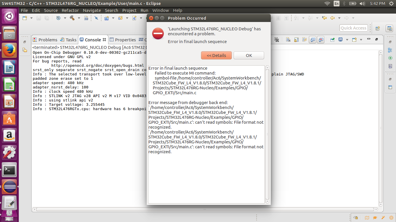 Openstm32 Community Site Problem With Debugging The Gpio